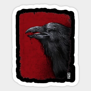 CROW T SHIRT Sticker